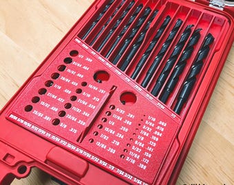 Drill Bit Organizer compatible with Milwaukee Packout