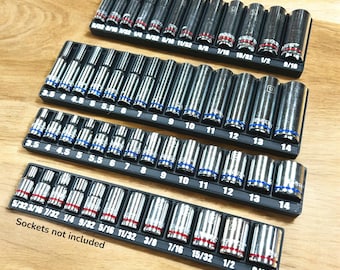Kobalt 211 Pc Socket Organizers - No More Searching and Squinting!