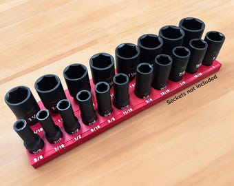 Milwaukee Shockwave 1/2" Drive SAE Socket Organizer (Model # 49-66-7012)