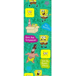 SpongeBob SquarePants & Friends Kromekote Sandylion Stickers 1 strip Vintage
