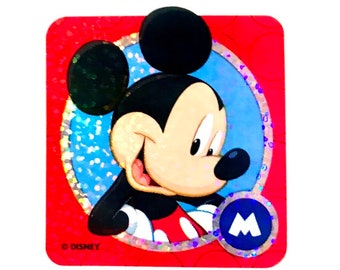 Mickey Mouse Glittery Sandylion Stickers Vintage