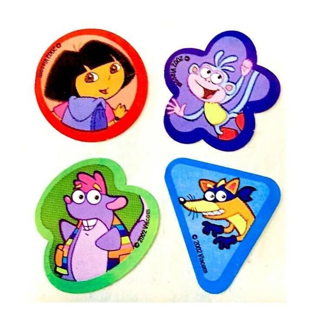 Dora the Explorer, Boots, Swiper, and Tiko Kromekote Sandylion Stickers ...