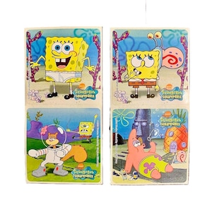 Cartoon SpongeBob Lot Sandylion Stickers ~Vintage~