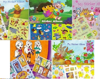 Sandylion STICKER PACK ALBUM + 2 Maxi Stickers Vintage *Rare* You Choose Design