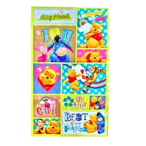 Pegatinas Maxi Vintage de Winnie the Pooh, corazones grandes Sandylion