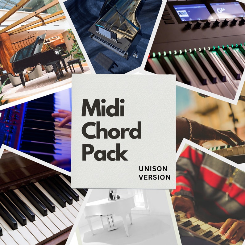 Midi Chord Pack unison Version Etsy