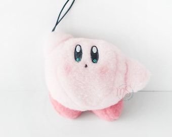 Kirby | Wool Felt 2 | Hand&#39;s up Mini Plush | 4&quot; (10cm)