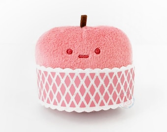 Sumikko Gurashi | Sumikko Market | Red Apple Tenori Mini Plush | 1.8&quot;x2&quot; (4.5x5cm)