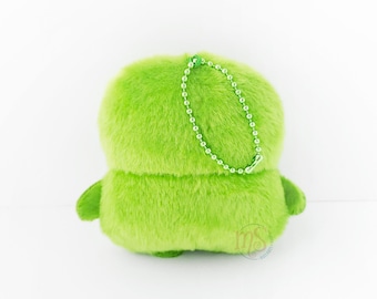 Tamagotchi Chibi Nui Kuchipatchi Fluffy Keychain Mini Plush