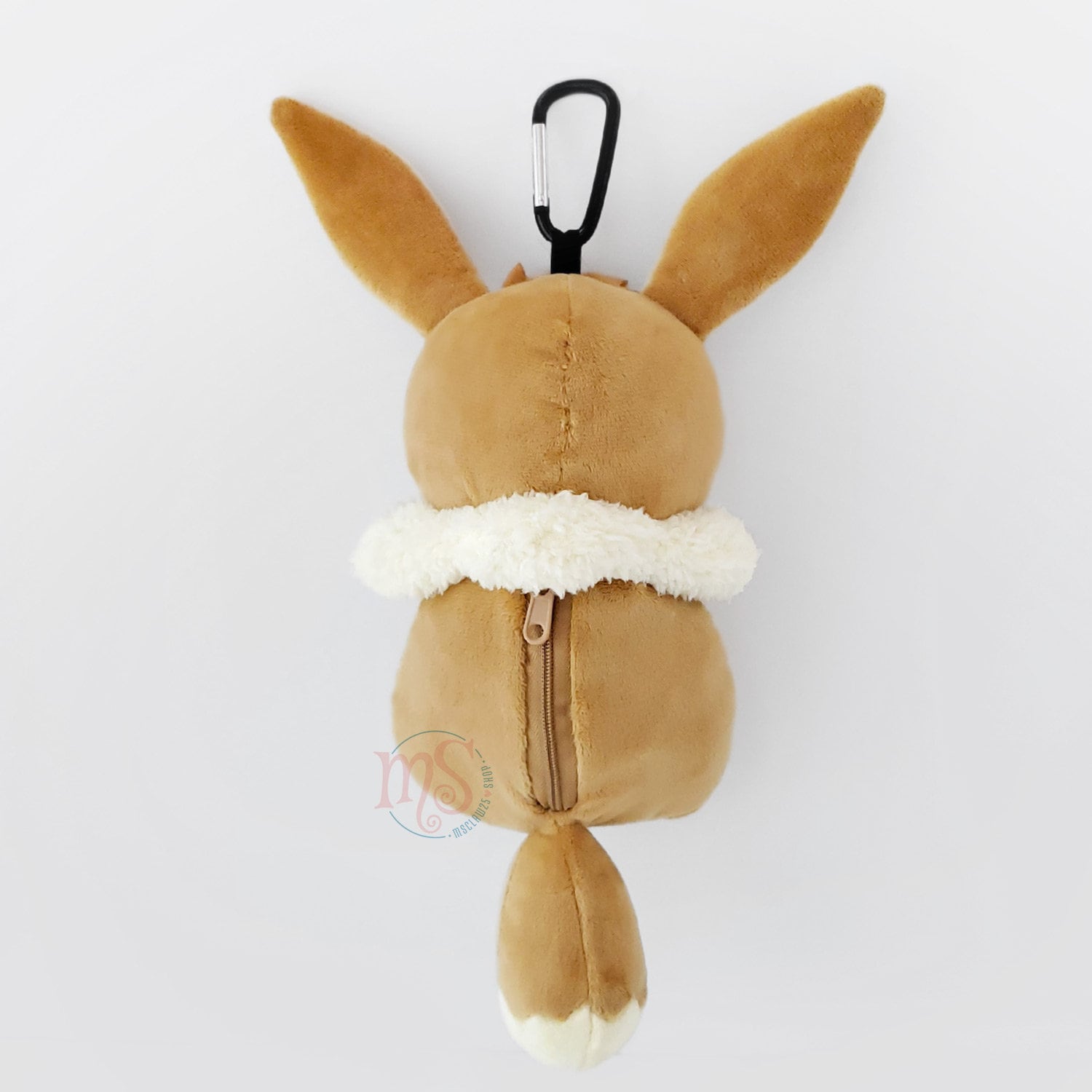 ポケモン | カラビナ付きイーブイビッグぬいぐるみポーチ | 12.5