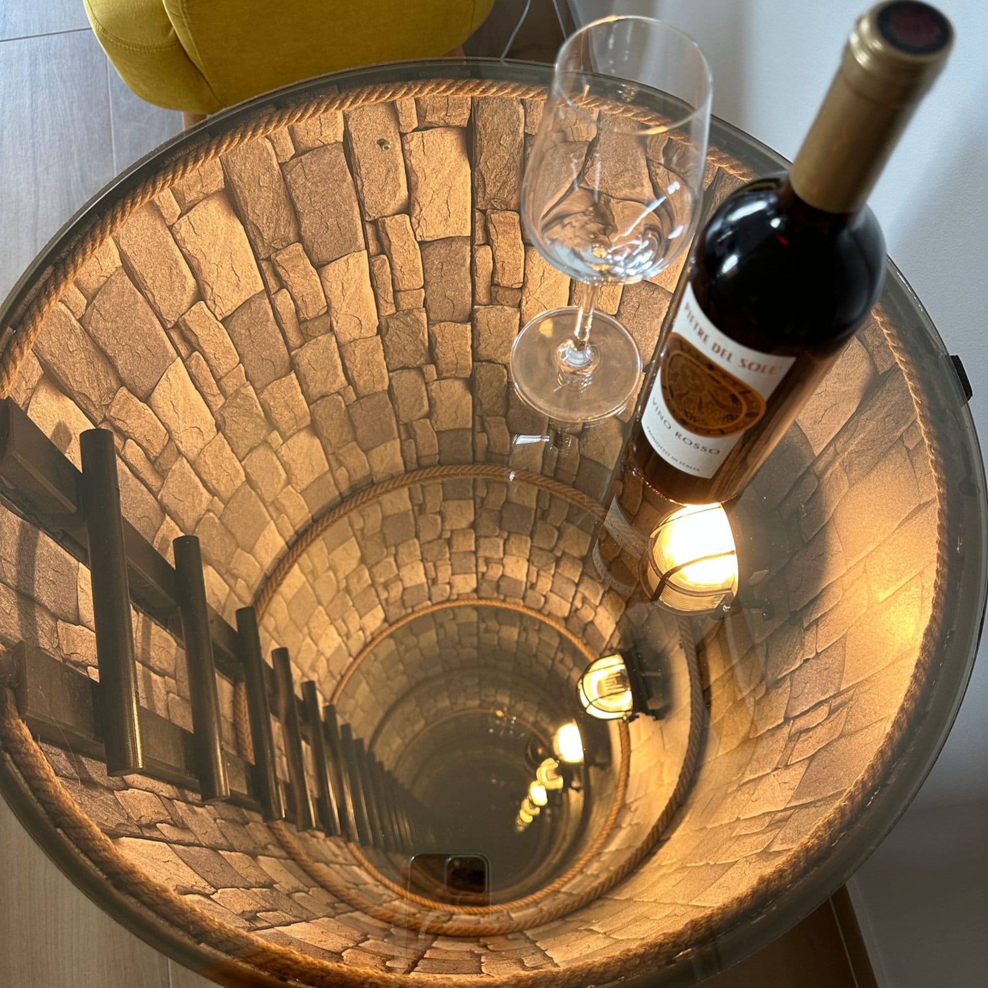 Infinity 3D Endless Mirror Table / Mesa de café / Mesa de luz Etsy España