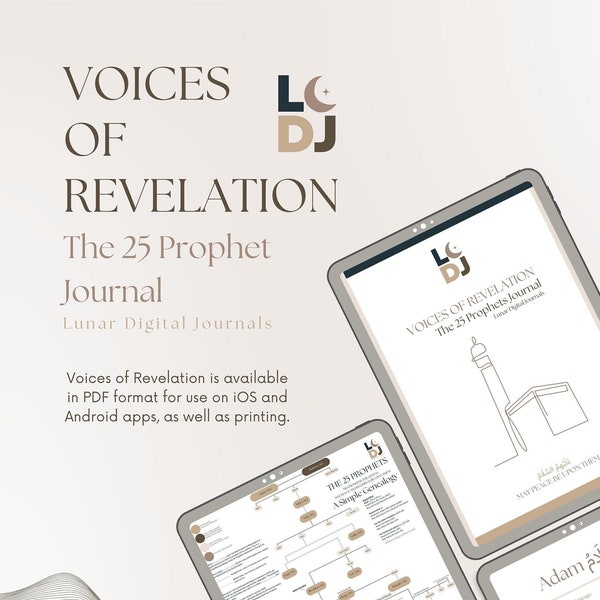 Die 25 Botschafter Zeitschrift - Stimmen der Enthüllung | Druckbare PDF oder GoodNotes, Notability, Samsung Notes, OneNote | Lunar Digital Journals