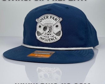 Over Par & Under the Influence Golf Hat - Comfortable Fit, Lightweight Design, Ideal for Golf Enthusiasts