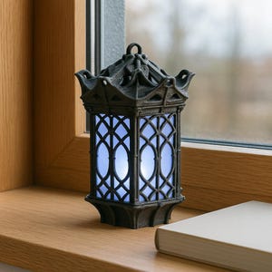 Gothic Lantern STL – Candle Holder, Medieval Fantasy Home Decor, Halloween Tea Light | 3D Printable