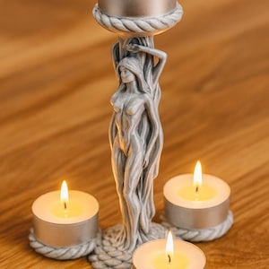 Tea Light Candle Holder – 3D Printable STL Digital Download | Decorative Home Decor