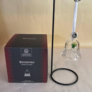Waterford Crystal 2019 Lismore Bell Ornament New in Box