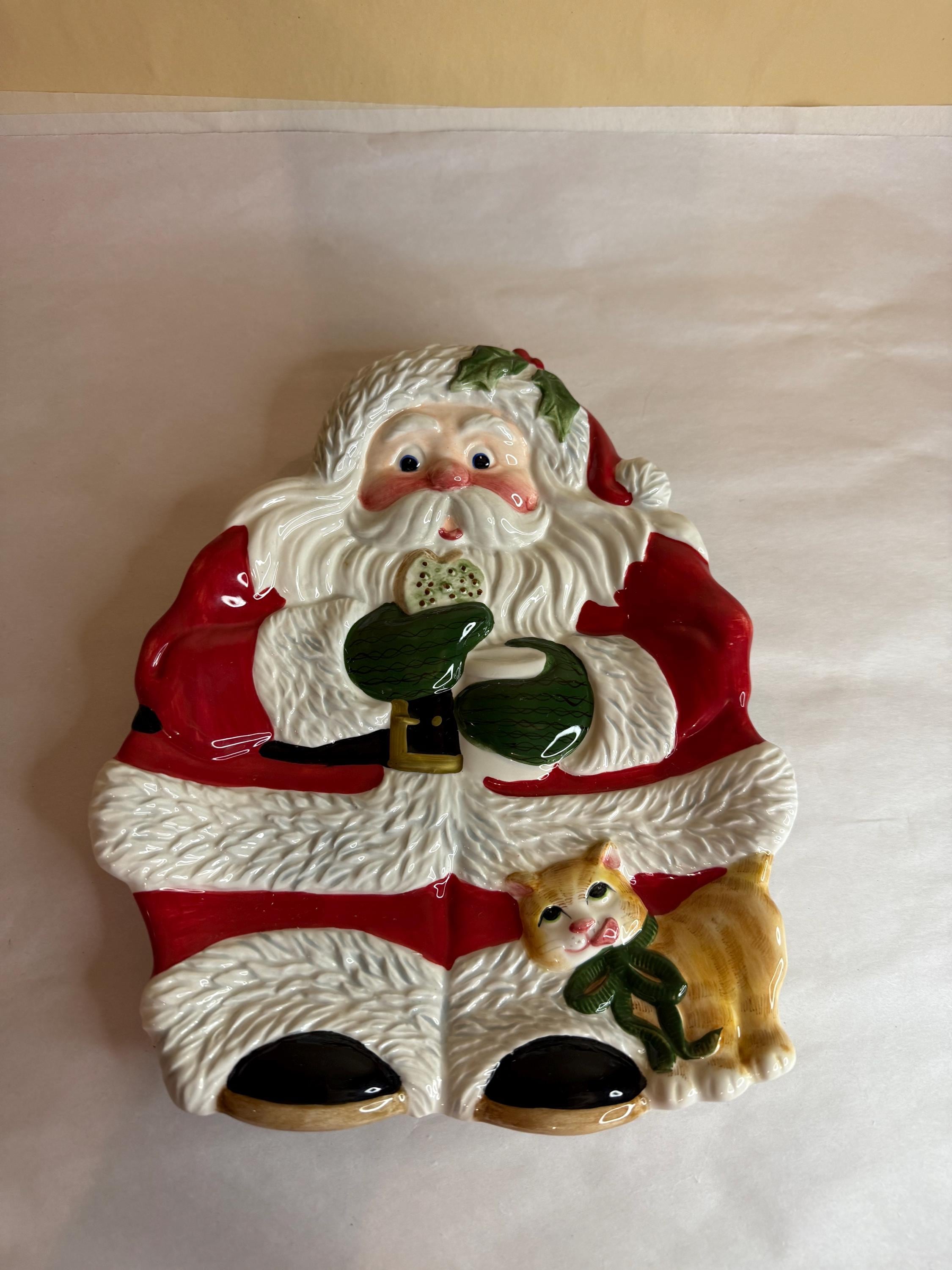 ヴィンテージ フィッツ＆フロイド 壁掛けプレート クリスマス