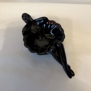 Black Amethyst Bathing Beauty Ballerina Soap Dish