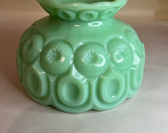 Moon and Star Jadeite Large Fruit Bowl