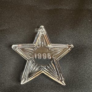 Waterford Crystal 1995 Star Ornament