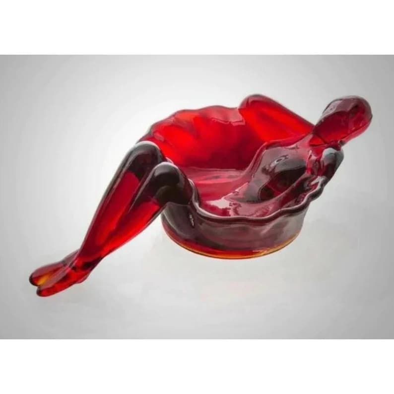 Ruby Red Bathing Beauty Ballerina Soap Dish