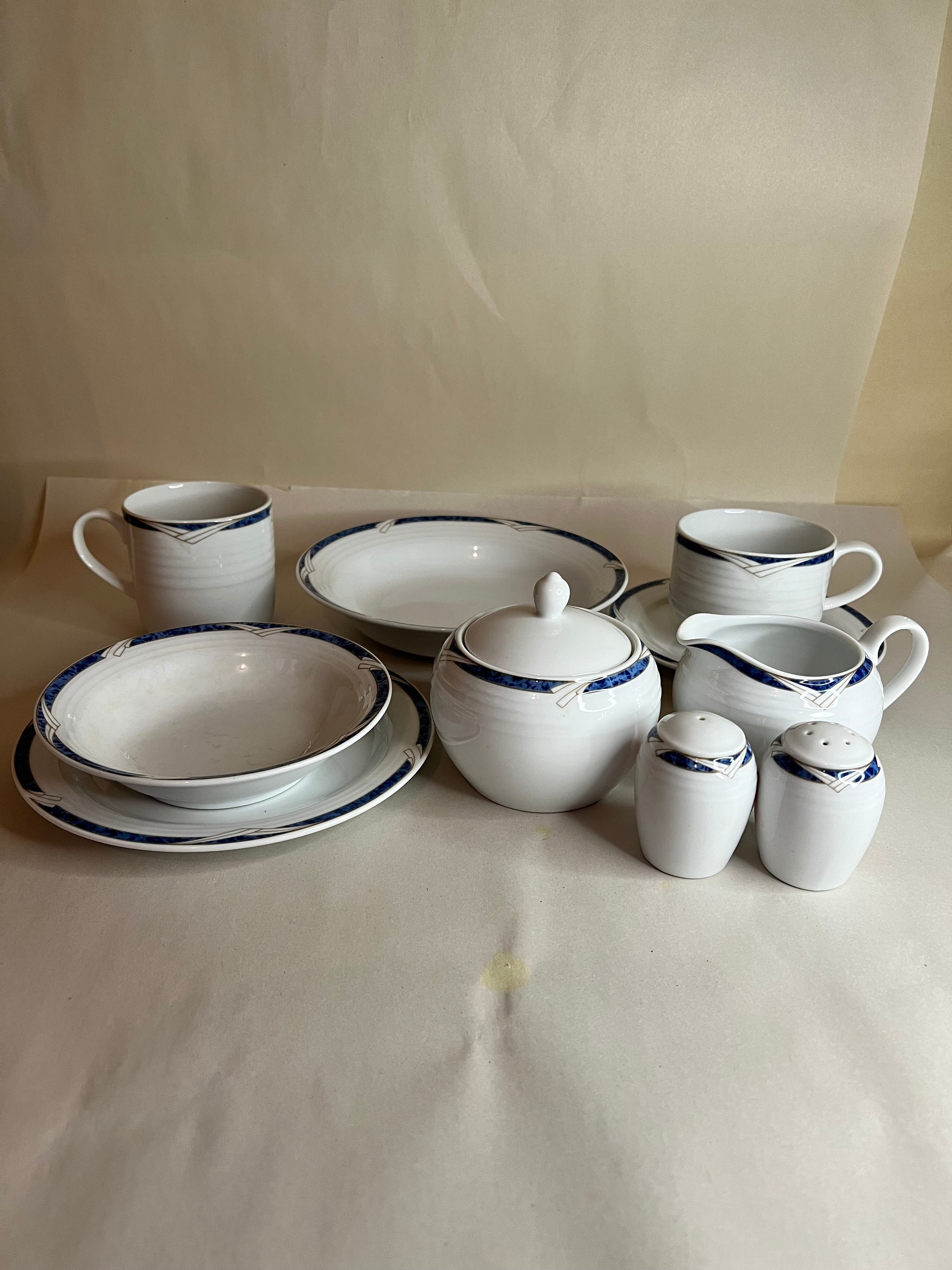 Noritake Fine China Arctic Blue 4089 Dinnerware - Etsy