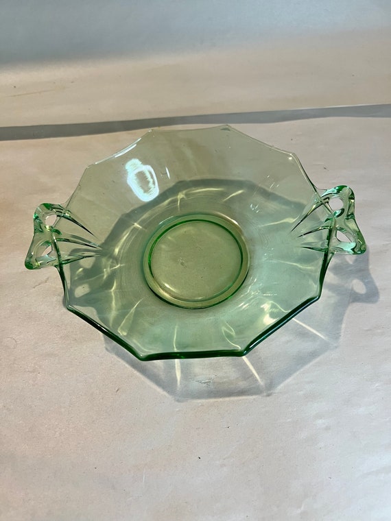 フォストリア フェアファックス ハンドル付き グリーン デプレッション