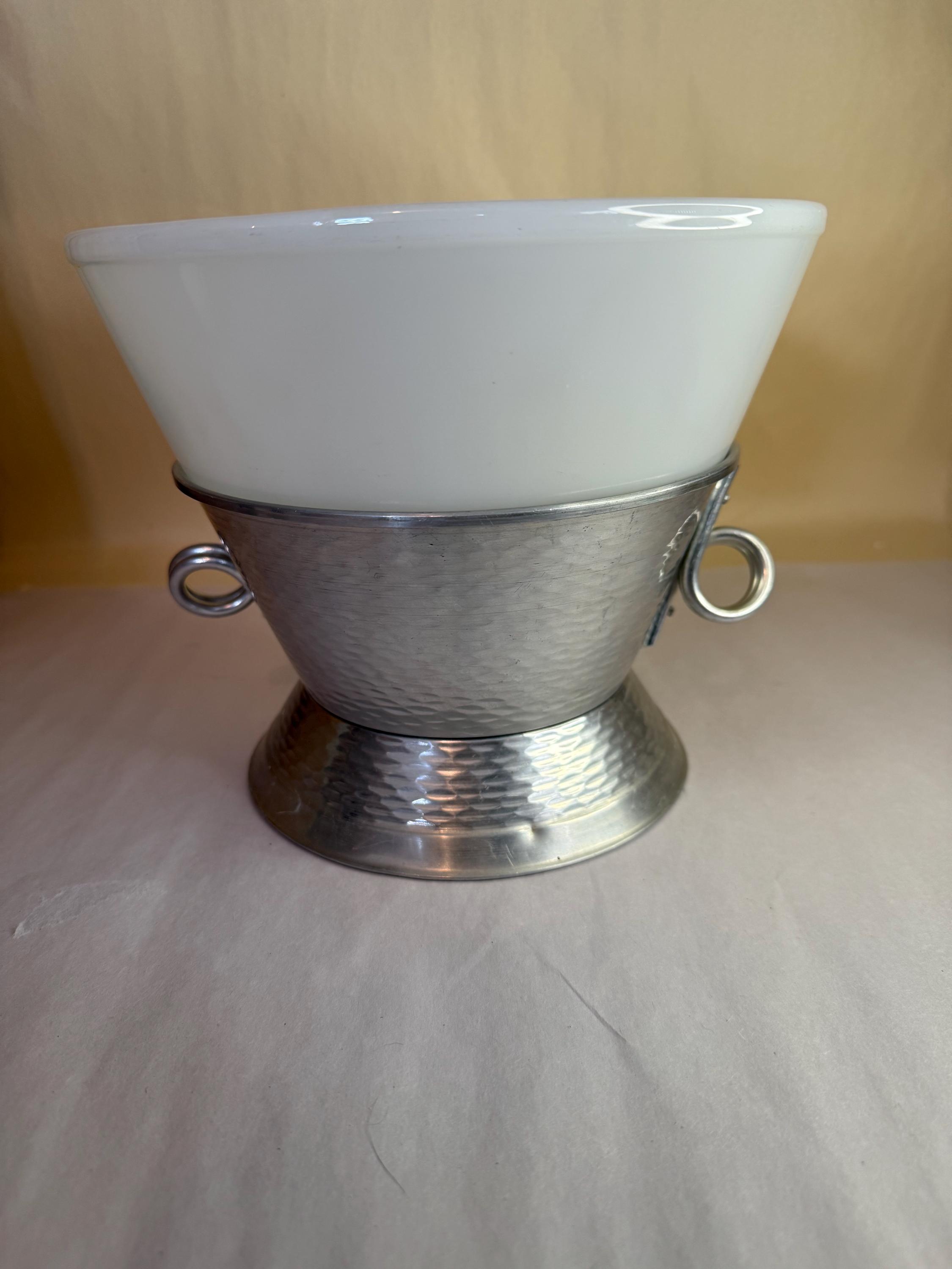 レア Fire King Turquoise Blue Ice Bucket レア Fire King Turquoise Blue Ice Bucket レア Fire King