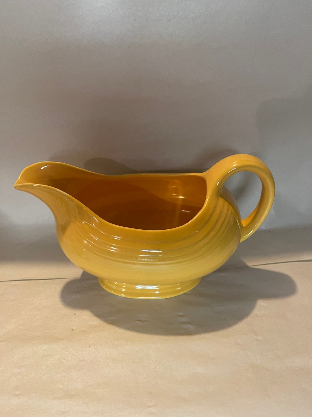 Fiesta Yellow Gravy Boat Etsy