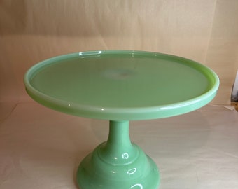 Jadeite Pastry Cakeplate Cake 9” Stand