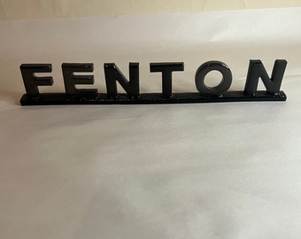 Fenton Acrylic Sign