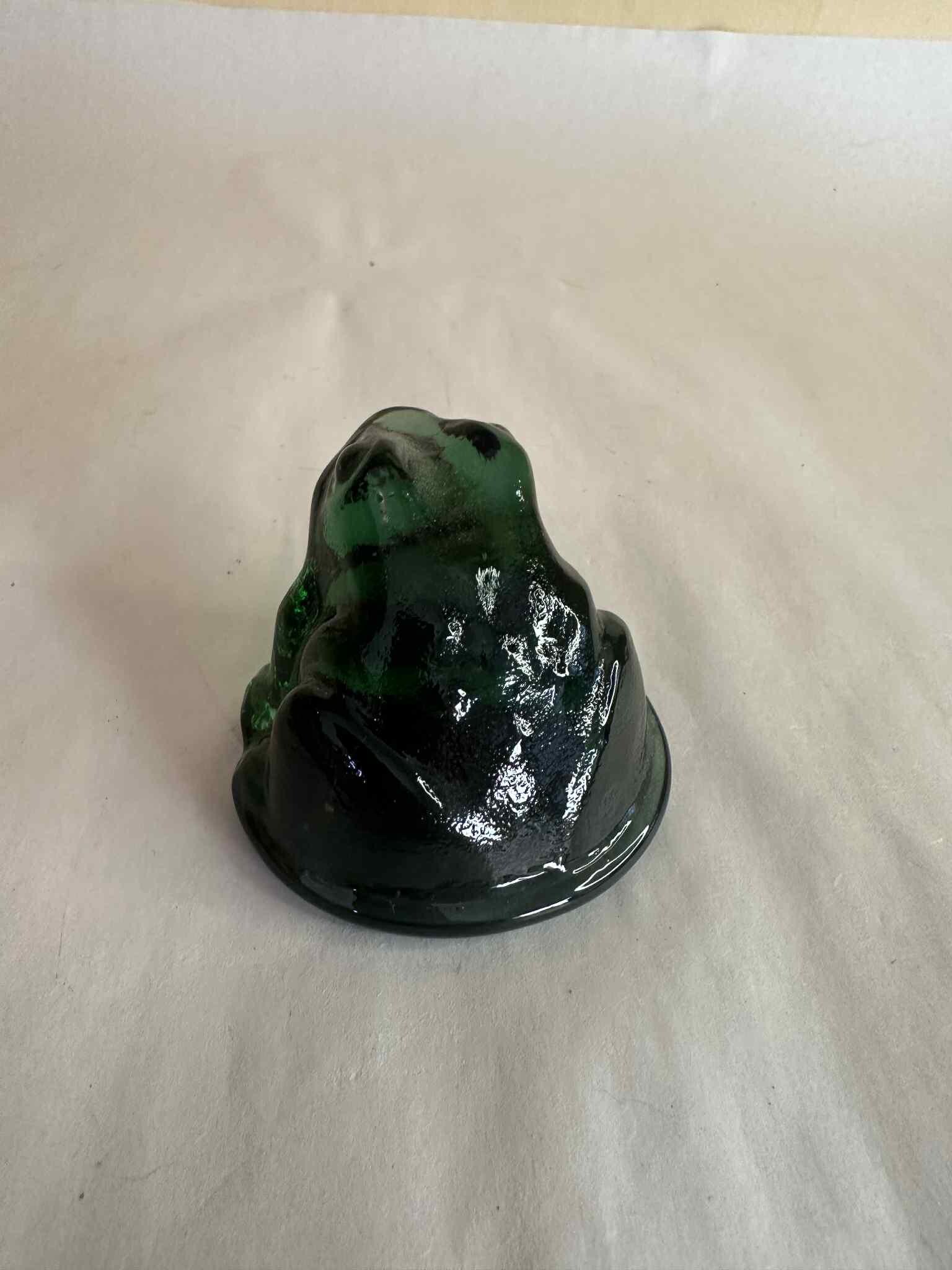 Paperweight Frog Green Glass Frog Paperweight - Etsy
