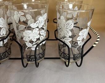 gold rim wine glasses Black Stemmed Clear Wine Glass with Gold Rim- Set of 4 main image 0