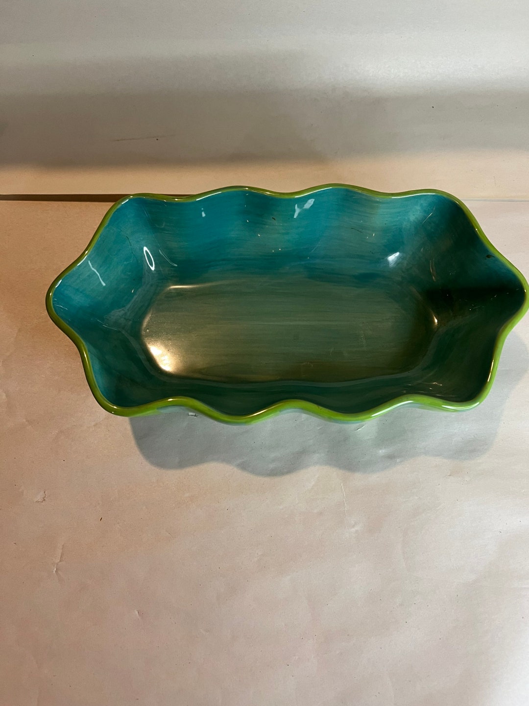 Gail Pittman Provence Signed Pottery Decorative Dish Etsy