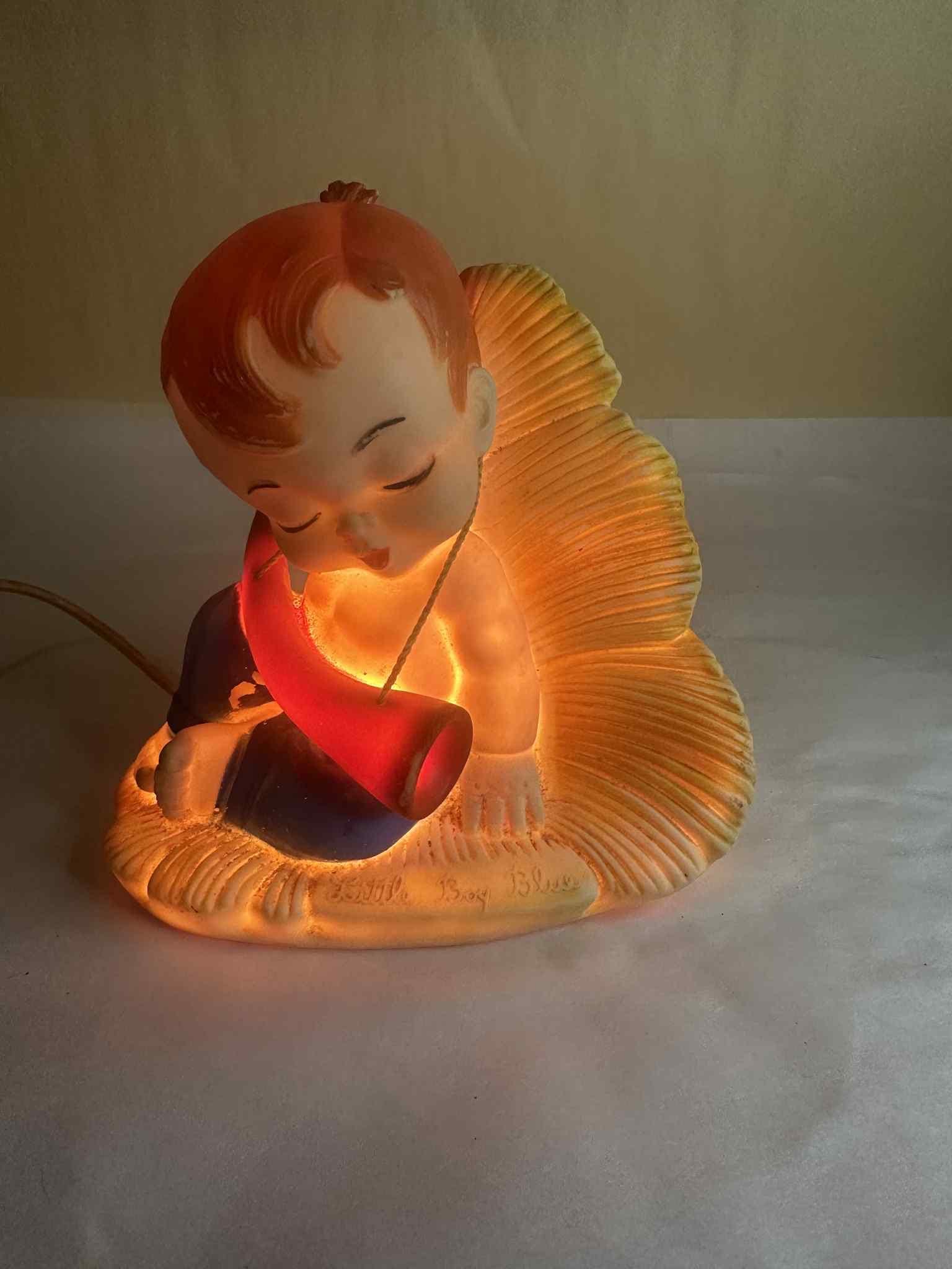 ヴィンテージ 1958年製 リトルボーイ ブルー 子供用 ナイトライト