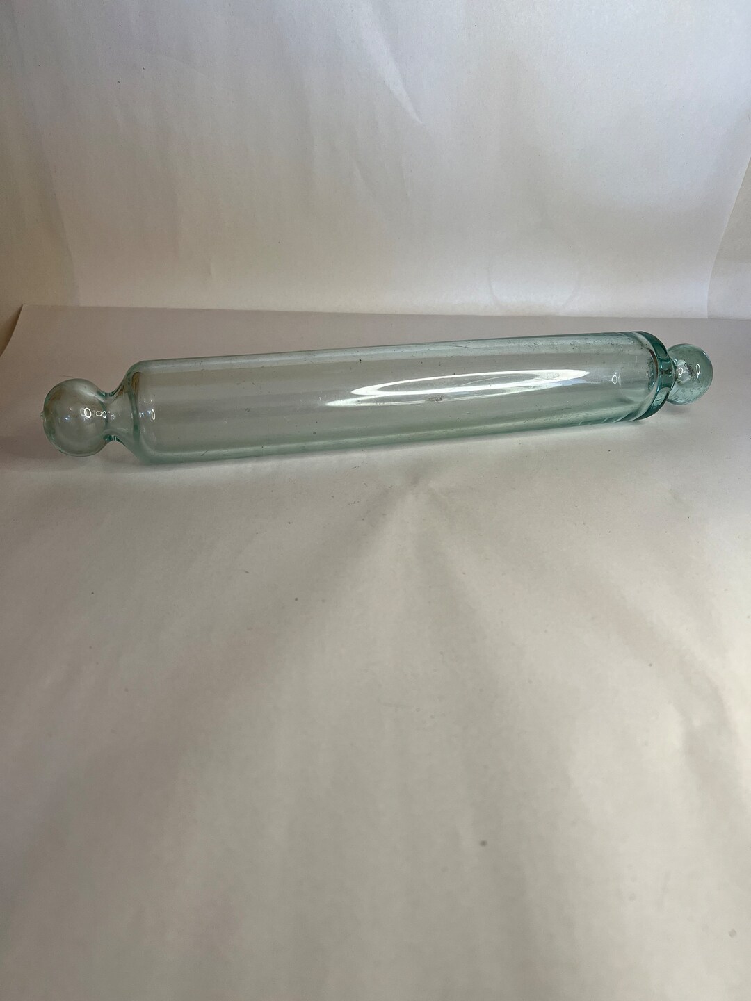 Antique Victorian Era Hand Blown Glass Rolling Pin Etsy