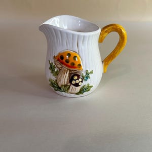 Vintage Sears Merry Mushroom Creamer Pitcher