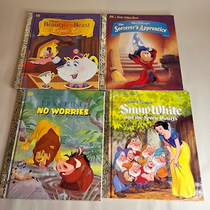 Vintage Disney Little Golden Books Choice