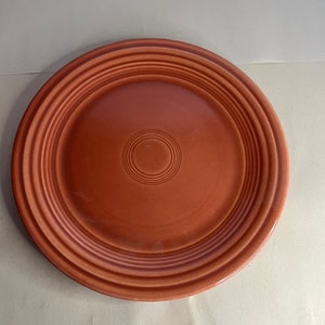 Vintage Homer Laughlin Fiesta Ware Poppy Dinner Plate