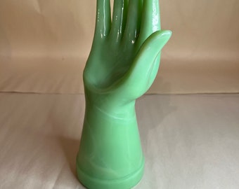 Jadeite Hand Ring Holder Jewelry Tree