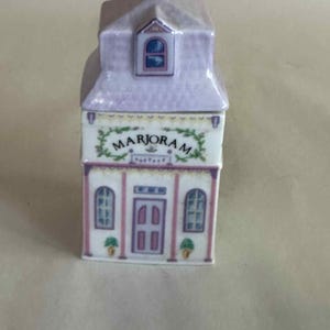 Vintage Porcelain Lenox Spice Village Marjoram