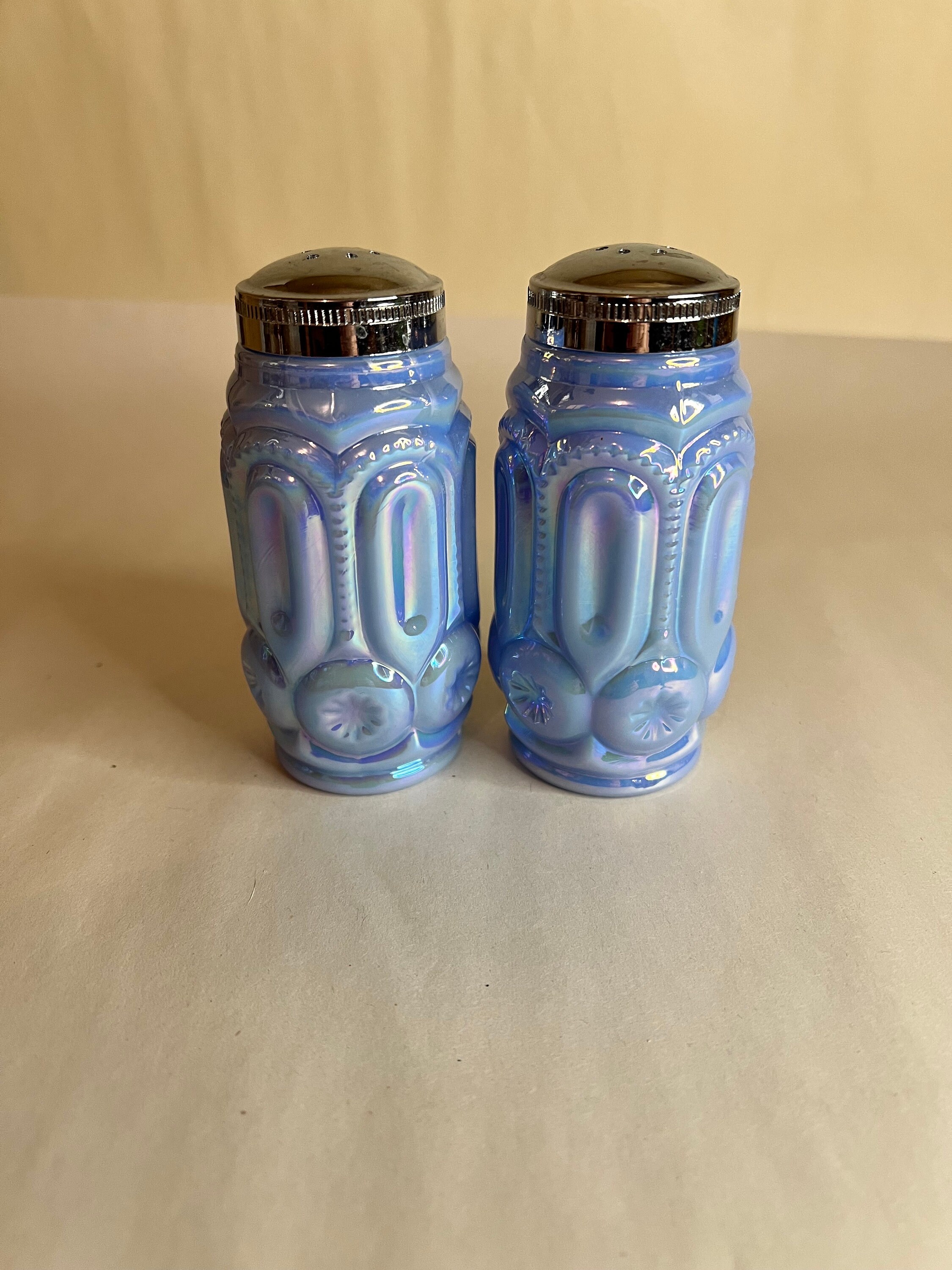 Moon and Star Delphite Carnival Salt and Pepper Shakers 1/100 Made - Etsy