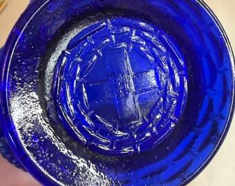 Westmorland Cobalt Blue Hen on Basket - Etsy