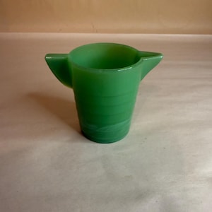 Vintage Art Deco Akro Agate Miniature Pitcher
