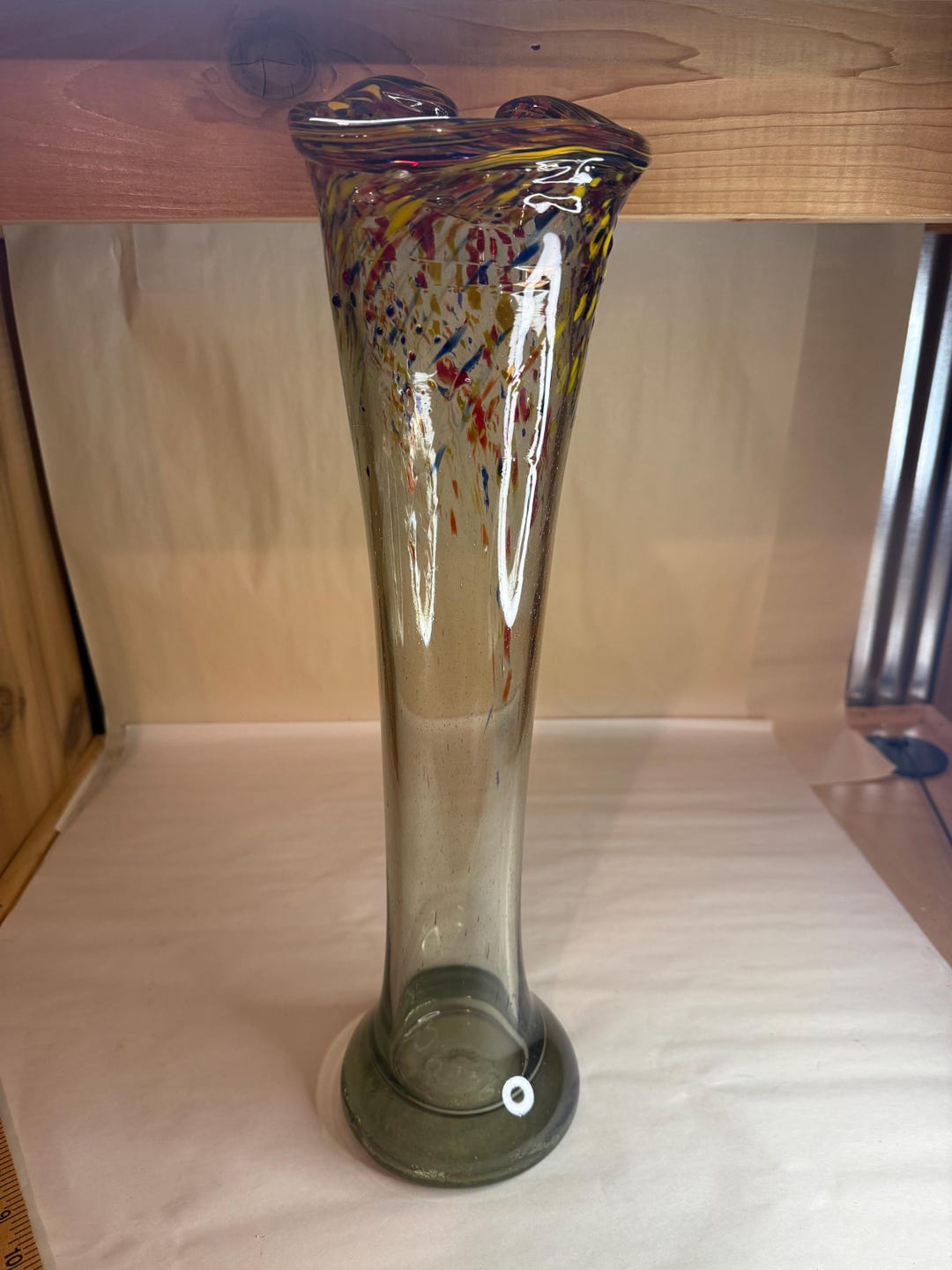 素晴らしいムラーノアートガラス 18 インチ花瓶 - Etsy 日本