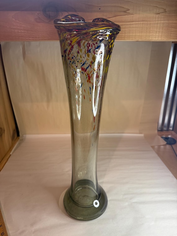 素晴らしいムラーノアートガラス 18 インチ花瓶 - Etsy 日本