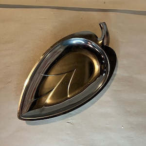 Vintage Silver Leaf Dish