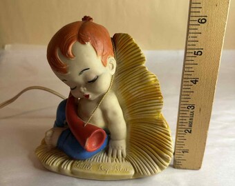 アランジェイ社　リトル・ボーイ・ブルー　ナイトライト　ランプ　ラバードール ヴィンテージ 1958年製 リトルボーイ ブルー 子供用 ナイトライト
