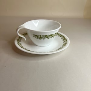 Vintage Corelle Spring Blossom Teacup and Saucer