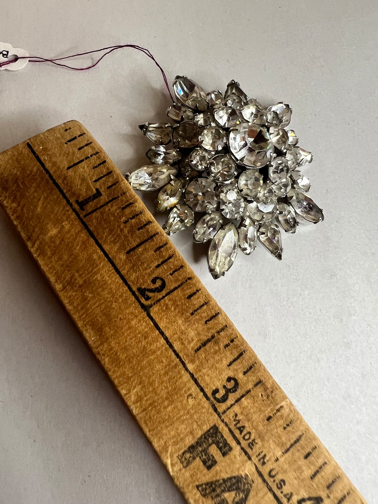 Weiss Snowflake 1950’s Vintage Weiss? Snowflake Crystal Brooch - Etsy